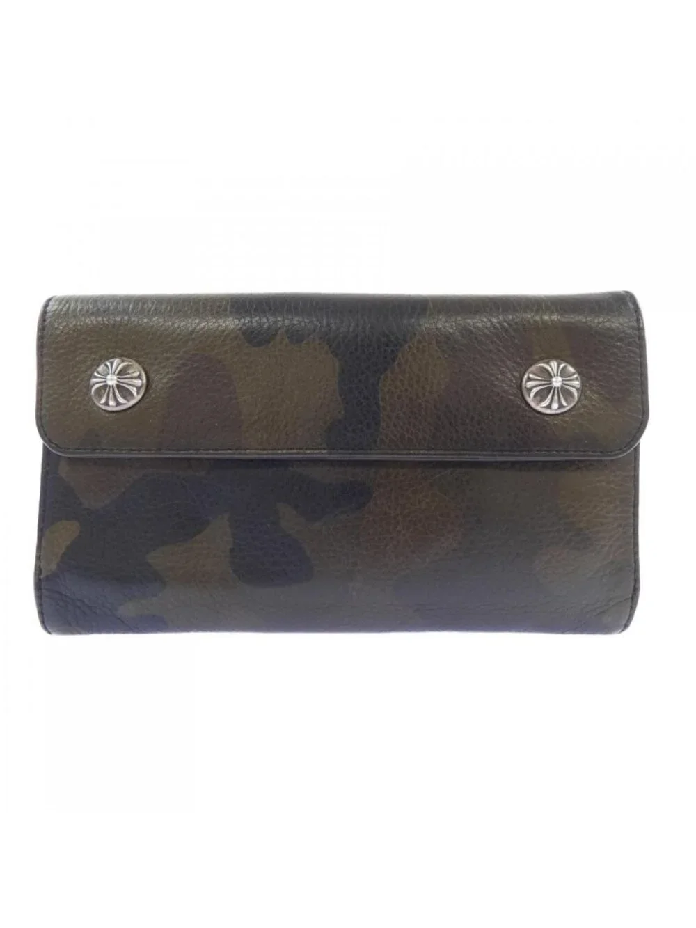 Chrome Hearts Wave Cross Btn Camo Wallet